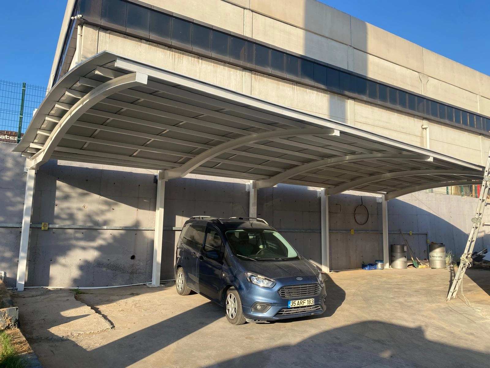 Hassen Petrol Tonoz Sundurma Uygulaması